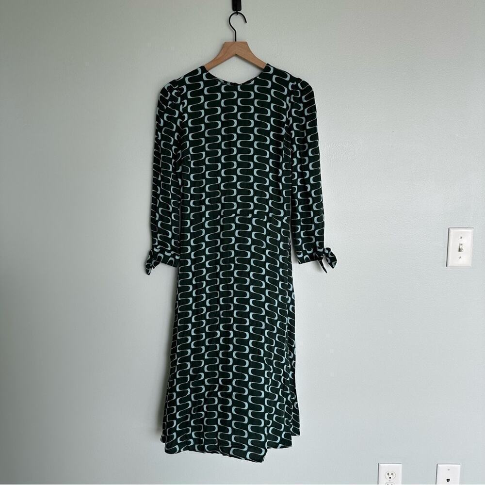 Reformation Port Green Retro Dress - Picture 2 of 9